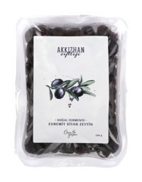 Akkızhan Çiftliği Edremit Az Tuzlu Siyah Zeytin Paket 500 gr