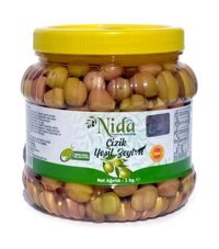 Nida Çizik Yeşil Zeytin Bidon 1 kg