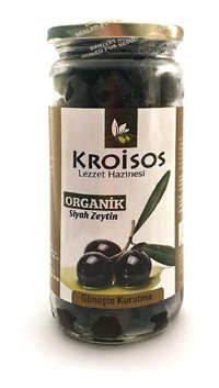 Kroisos Salamura Gemlik Siyah Zeytin Pet Kavanoz 310 gr