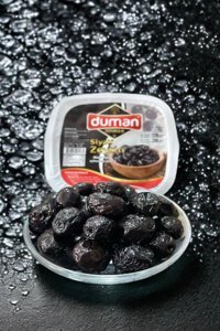 Duman Gurme Gemlik Yağlı Tuzlu Sele Siyah Zeytin Paket 200 gr