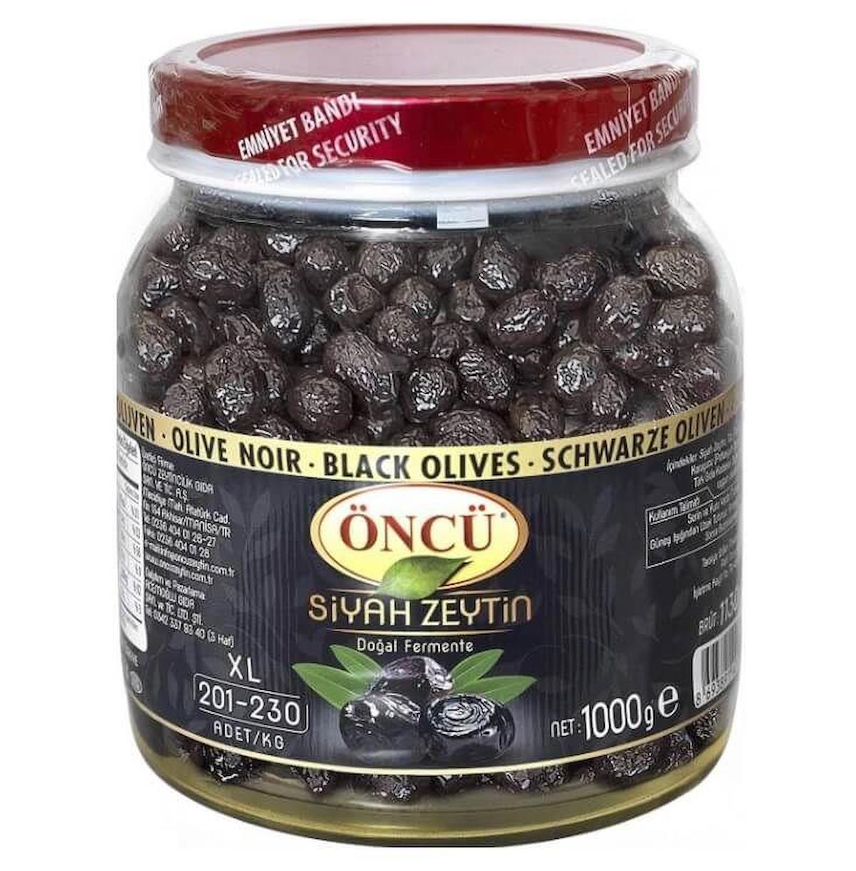 Öncü Siyah Zeytin Pet Kavanoz 24x1 kg