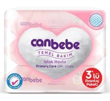Canbebe Temel Bakım 56 Yaprak 3'lü Islak Mendil