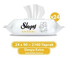 Sleepy Extra 90 Yaprak 24'lü Islak Mendil