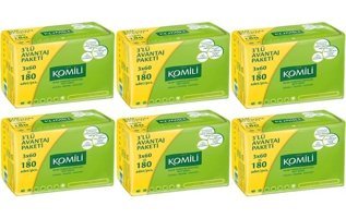 Komili Klasik 60 Yaprak 18'li Islak Mendil
