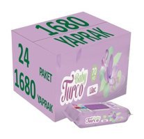 Baby Turco Leylak Kokulu 70 Yaprak 24'lü Islak Mendil