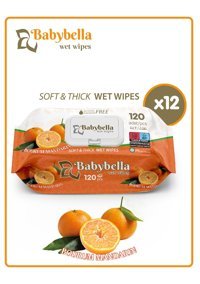 Babybella Bodrum Mandalinası 1440 Yaprak Islak Mendil