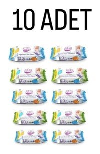 Alo Baby Ekopack 120 Yaprak 10'lu Islak Mendil