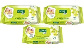 Komili Soft 70 Yaprak 3'lü Islak Mendil