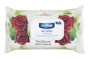 Deep Fresh Flower 72 Yaprak Islak Mendil