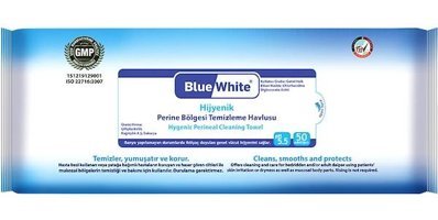 Blue White Hijyenik 50 Yaprak 9'lu Islak Mendil