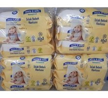 Jenny & Willy Sensitive Yenidoğan Zeytinyağlı 60 Yaprak 12'li Islak Mendil