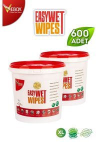 Vebox Easy Antibakteriyel 600 Yaprak Islak Mendil