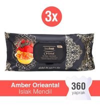 Deep Fresh Oriental 120 Yaprak 3'lü Islak Mendil