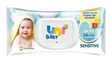 Uni Baby Aktif Sensitive 52 Yaprak Islak Mendil