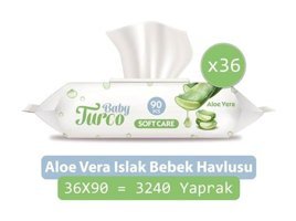 Baby Turco Softcare 90 Yaprak 36'lı Islak Mendil