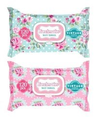 Freshmaker Vintage Antibakteriyel 120 Yaprak 24'lü Islak Mendil