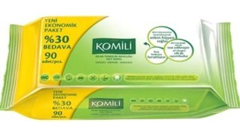 Komili Zeytinyağlı 90 Yaprak Islak Mendil