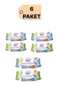 Alo Baby Ekopack 120 Yaprak 6'lı Islak Mendil