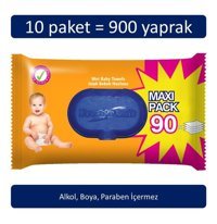 Fresh'n Soft 90 Yaprak 10'lu Islak Mendil