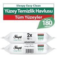 Sleepy Easy Clean 15 Yaprak 12'li Islak Mendil