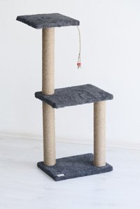 Kayton Oturaklı Oyuncaklı Katlı 86 cm Kedi Tırmalama Tahtası