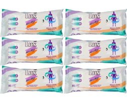 Lux Hasta Vücut Temizleme 50 Yaprak 6'lı Islak Mendil