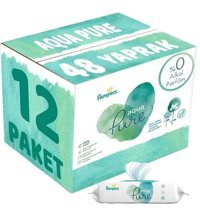 Prima Aqua Pure Yenidoğan 48 Yaprak 12'li Islak Mendil