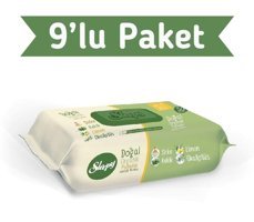 Sleepy Pamuklu 50 Yaprak 9'lu Islak Mendil