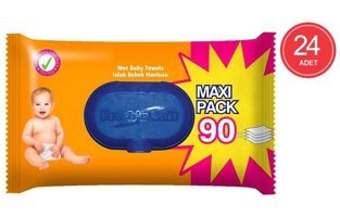 Fresh'n Soft 90 Yaprak 24'lü Islak Mendil