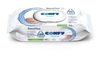 Confy Premium Sensitive 90 Yaprak Islak Mendil