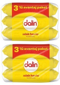 Dalin Antibakteriyel 56 Yaprak 6'lı Islak Mendil