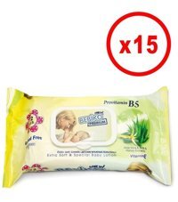Bebiko Premium 72 Yaprak 15'li Islak Mendil