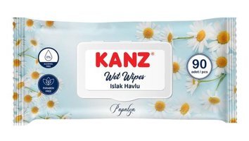 Kanz Papatya Kokulu Yenidoğan 90 Yaprak Islak Mendil