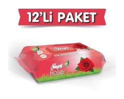 Sleepy Gül Kokulu 90 Yaprak 12'li Islak Mendil