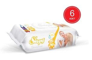 Sleepy Sensitive Hassas Ciltler 90 Yaprak 6'lı Islak Mendil