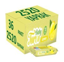 Baby Turco Limon Kokulu 70 Yaprak 36'lı Islak Mendil