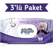 Familia Lavantanın Ferahlığı 90 Yaprak 3'lü Islak Mendil