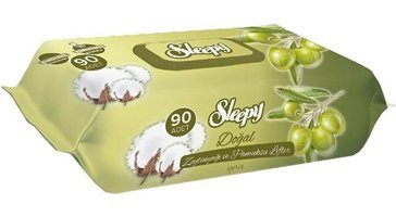 Sleepy Doğal Zeytinyağlı 90 Yaprak Islak Mendil
