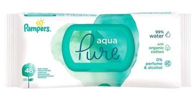 Prima Pampers Aqua Pure Yenidoğan 48 Yaprak Islak Mendil