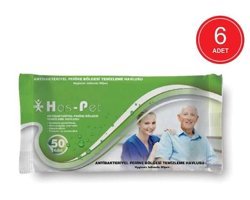 Has-Pet Antibakteriyel 50 Yaprak 6'lı Islak Mendil