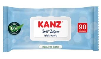 Kanz 90 Yaprak Islak Mendil
