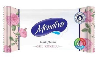 Mendiva Gül Kokulu 60 Yaprak 8'li Islak Mendil