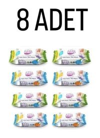 Alo Baby Ekopack 120 Yaprak 8'li Islak Mendil