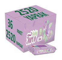 Baby Turco Leylak Kokulu 70 Yaprak 36'lı Islak Mendil