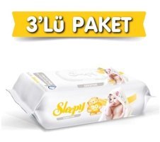 Sleepy Sensitive Yenidoğan Zeytinyağlı 90 Yaprak 3'lü Islak Mendil