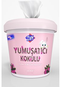 Zipy Yumuşatıcı Kokulu Antibakteriyel 300 Yaprak Islak Mendil