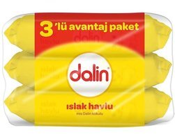 Dalin Klasik Yenidoğan Zeytinyağlı 56 Yaprak 3'lü Islak Mendil