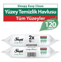 Sleepy Easy Clean 15 Yaprak 8'li Islak Mendil