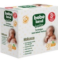 Bebeland Yenidoğan 120 Yaprak Islak Mendil