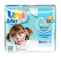 Uni Baby Aktif Hijyen 208 Yaprak Islak Mendil